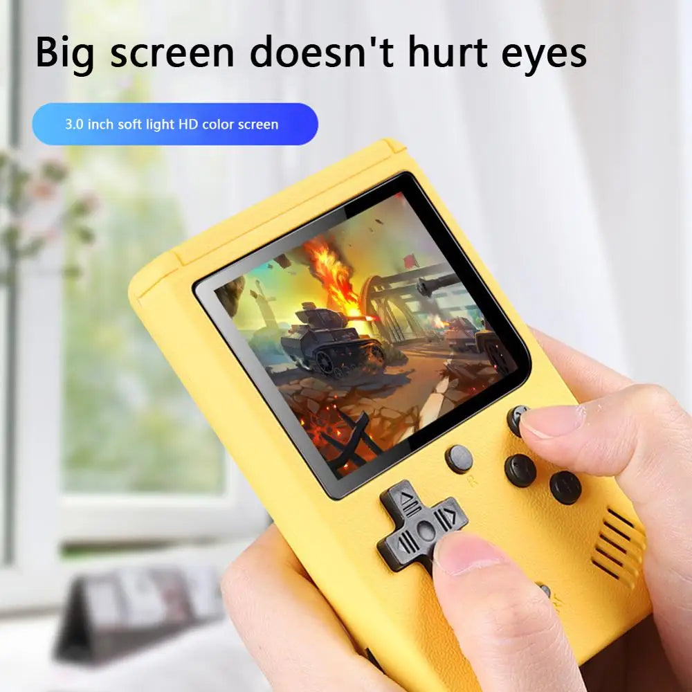 400-in-1 Mini Retro Handheld Game Console – 8-Bit, 3.0" Color LCD, USB Charging