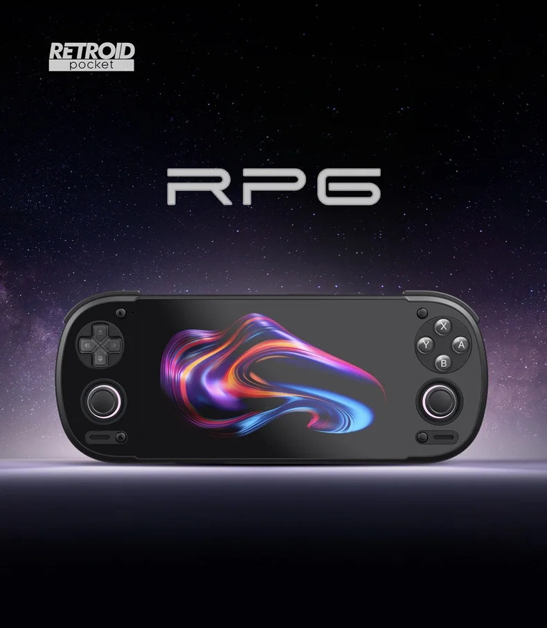 Retroid Pocket 6 (RP6) Android Handheld Console – 5.5" 1080P AMOLED, 6000mAh, Hall-Effect Triggers
