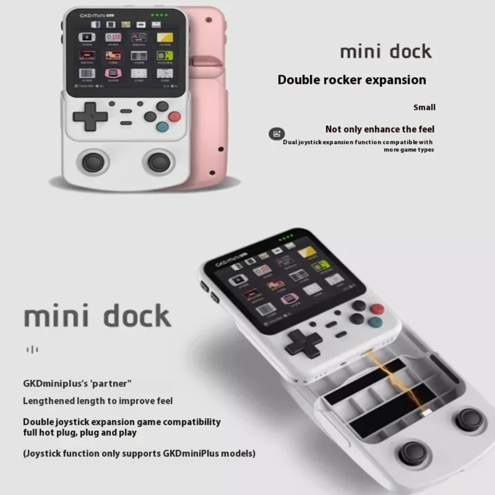 GKD Miniplus Retro Handheld Console – 3.5" IPS Screen, WiFi, Bluetooth, 10,000+ Games