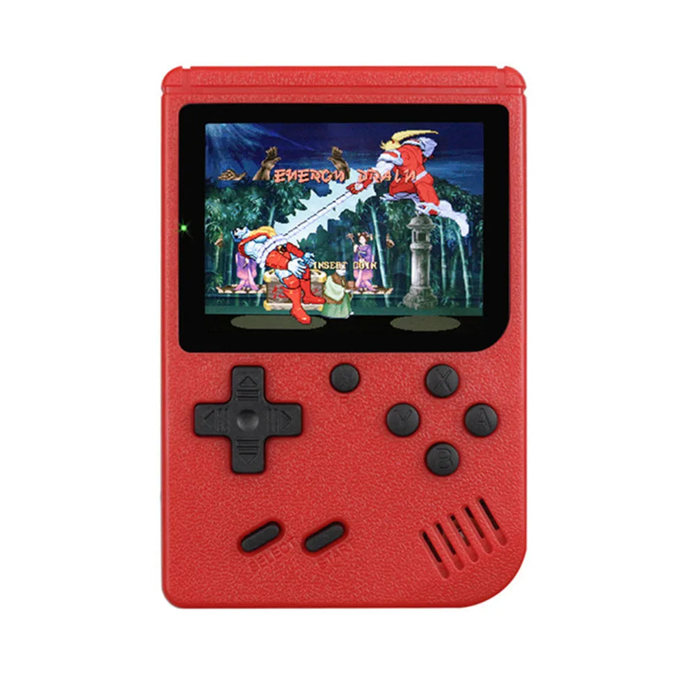 400-in-1 Mini Retro Handheld Game Console – 8-Bit, 3.0" Color LCD, USB Charging
