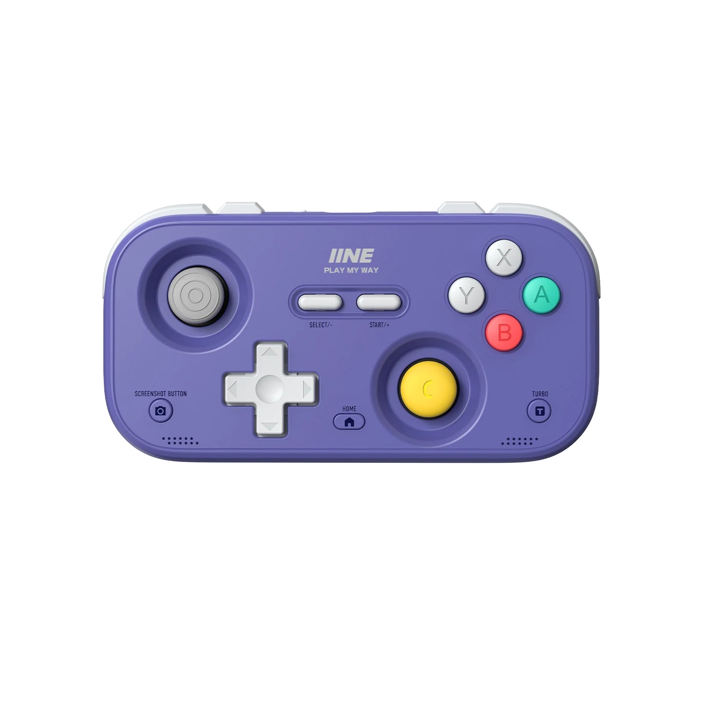 IINE Pocket Retro Game Controller – 1000Hz Hall Effect Joysticks & Customizable Controls for Nintendo Switch 2