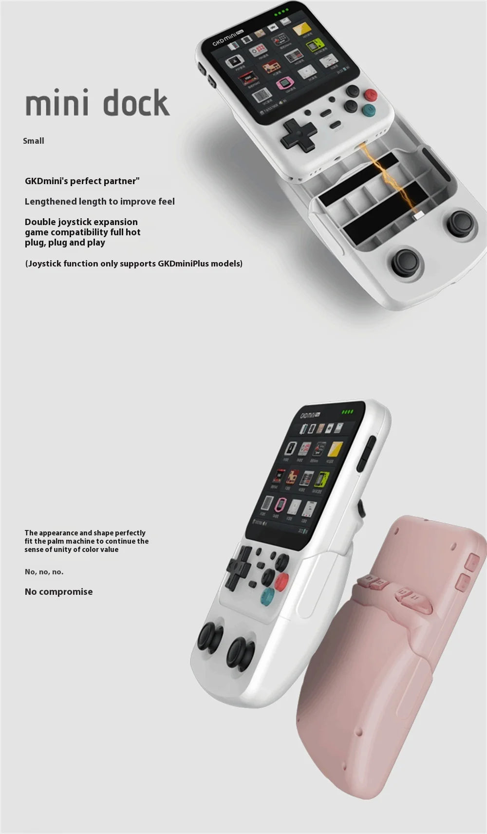 GKD Miniplus Retro Handheld Console – 3.5" IPS Screen, WiFi, Bluetooth, 10,000+ Games